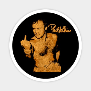 Funny Phil Collins Fan Art Orange Magnet